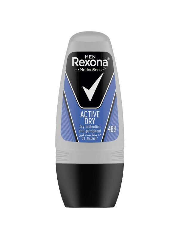 Rexona - Men's Active Dry Roll-On Deodorant - 50 ml