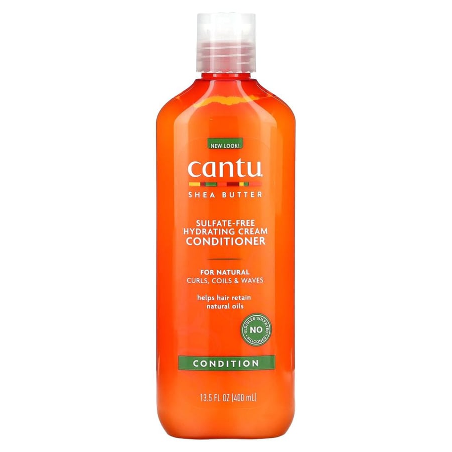 Shea butter for natural hair, moisturizing cream conditioner free of sulfates, 13.5 fluid ounces (400 ml)