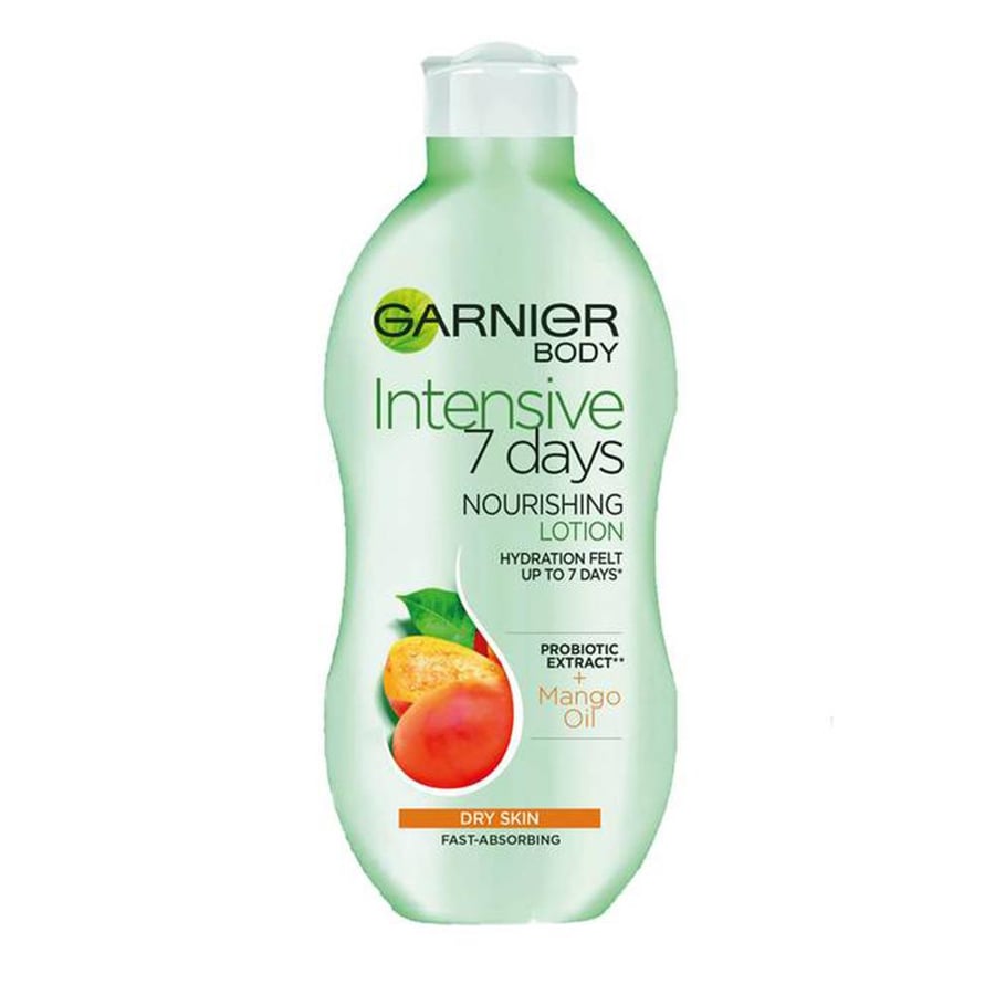 Garnier Intensive 7 Days Body Moisturizing Lotion with Mango Extract for Dry Skin - 400 ml
