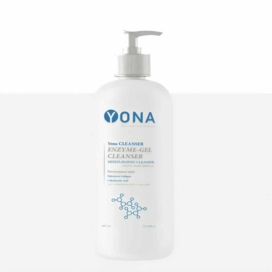 Gentle medical facial cleanser on the face enriched with enzymes 400ML | YONA