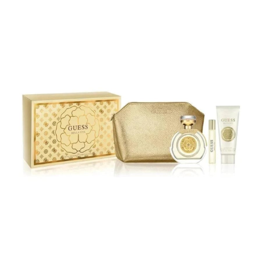 طقم قيس بيلا فيتا او دو بارفيوم (عطر 100مل+عينة 15مل+بودي لوشن 100مل)