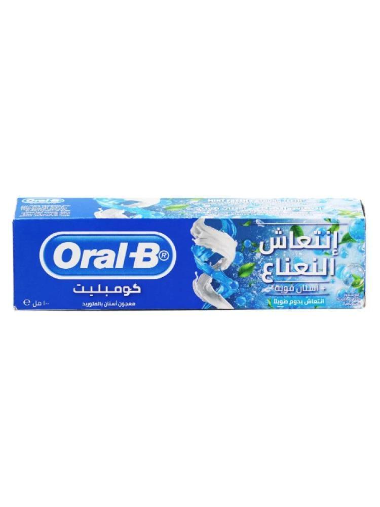 معجون الاسنان وغسول الفم بالنعناع المنعش من اورال بي - 100مل