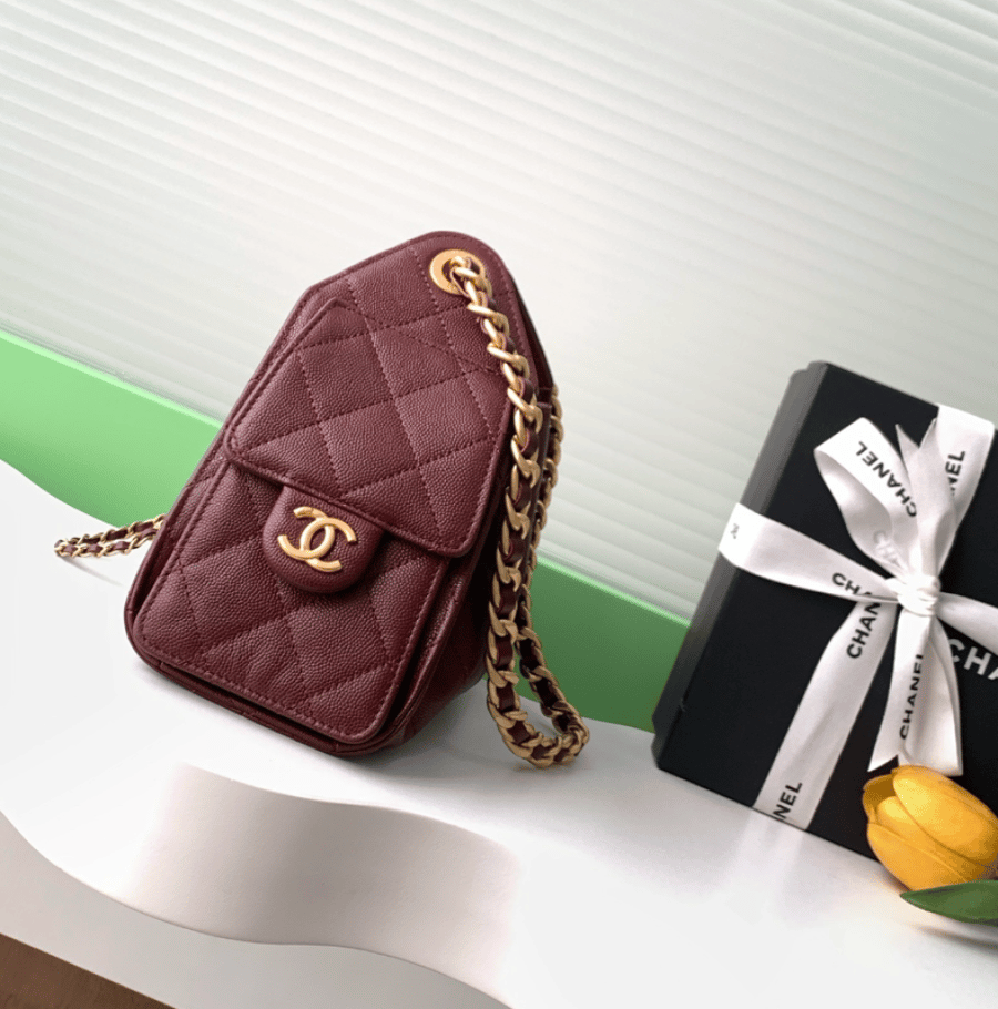 Chanel 25 bag, garnet | Chanel 25 | Mirror Quality