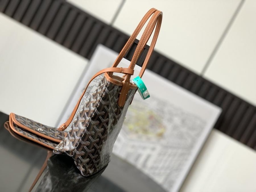 Guard Mini Tote Bag - Black and Brown