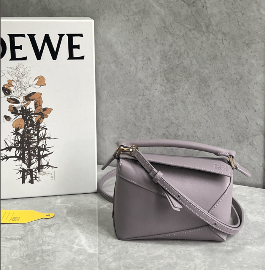 Loewe Puzzle Bag - Purple small