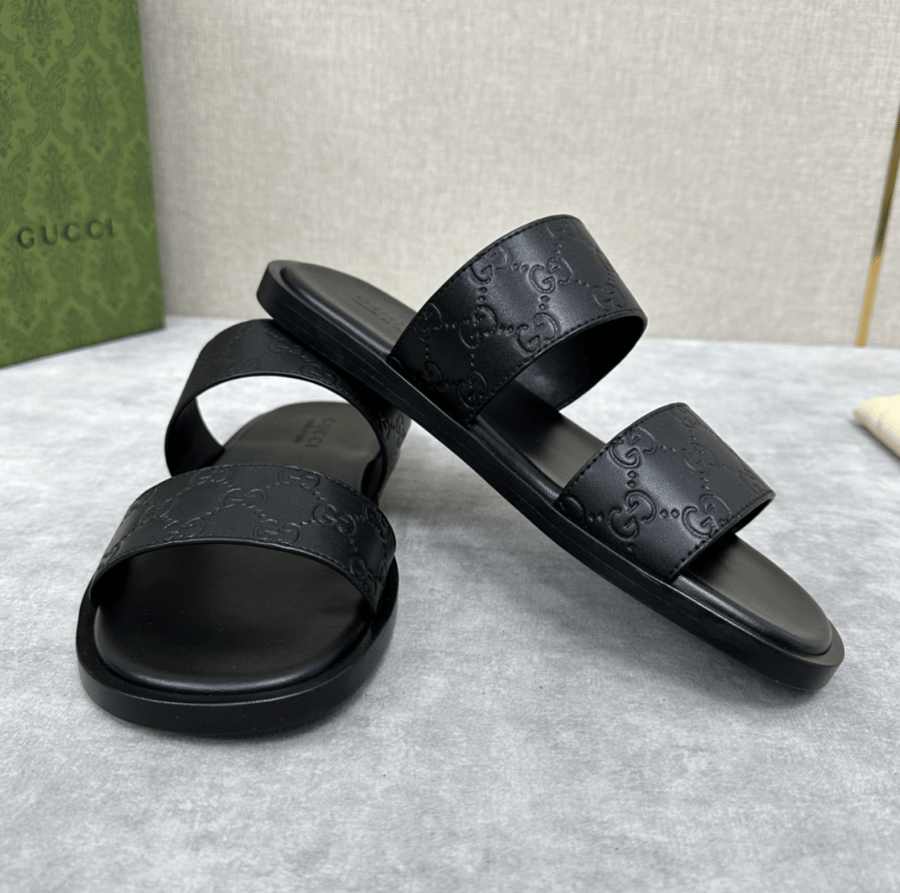 سليبر غوتشي رجالي ٢ | Gucci GG | Mirror Quality