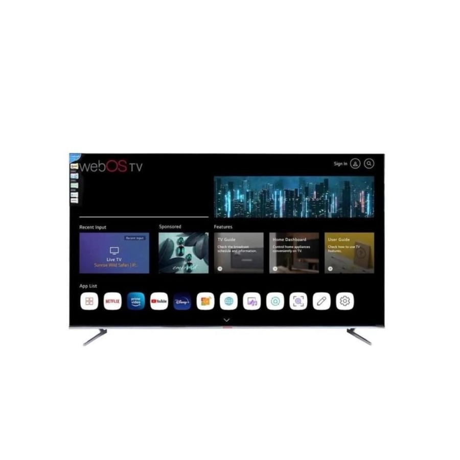 شاشة كيوليد 70 بوصة سمارت 4k ويب