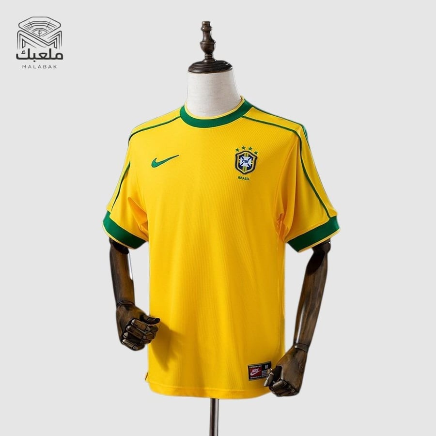 تيشيرت منتخب البرازيل 1998 ريترو هوم