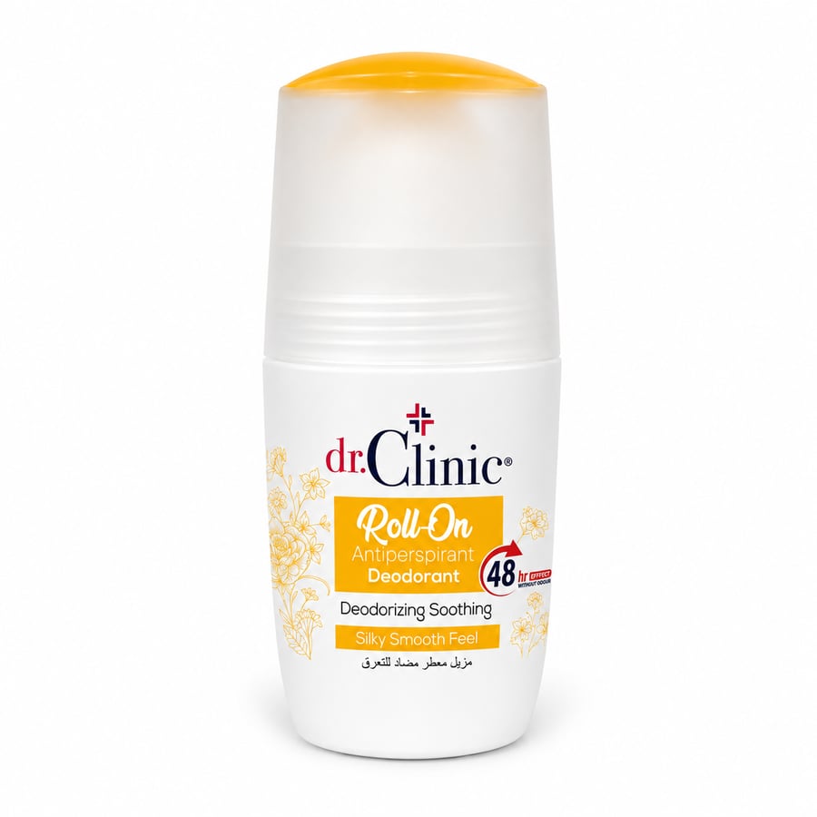 DR.CLINIC ANTIPERSPIRANT DEODARANT ROLL ON 75 ML  YELLOW
