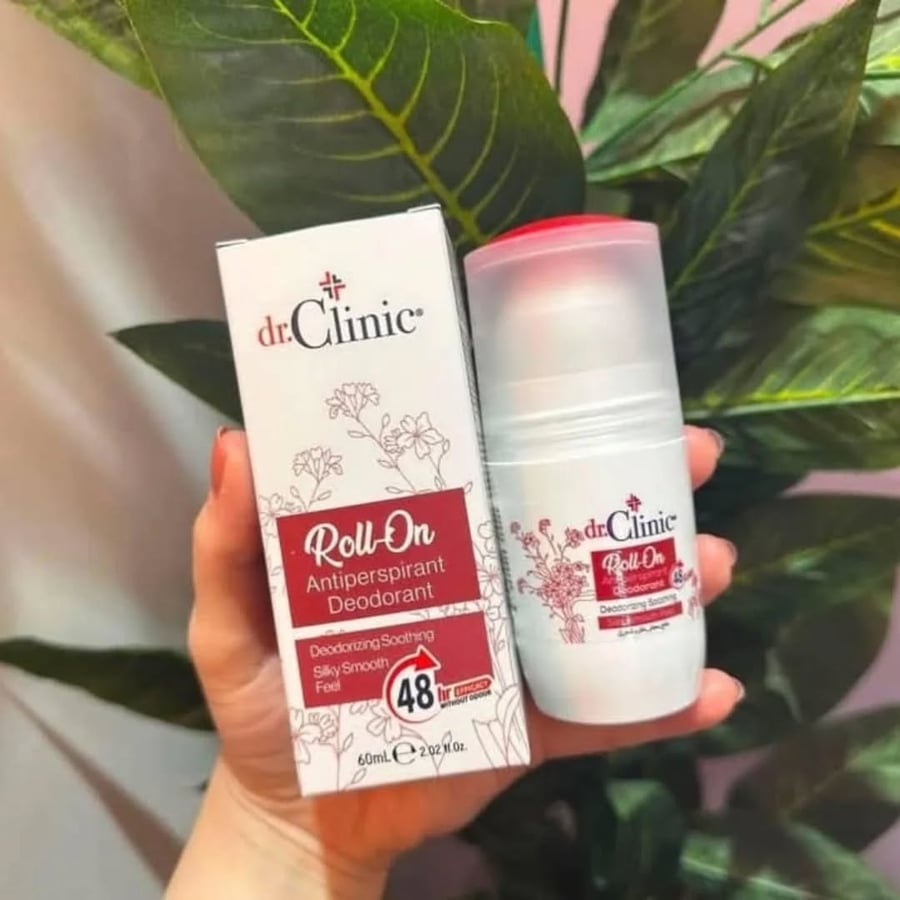 DR.CLINIC ANTIPERSPIRANT DEODARANT ROLL ON 75 ML RED