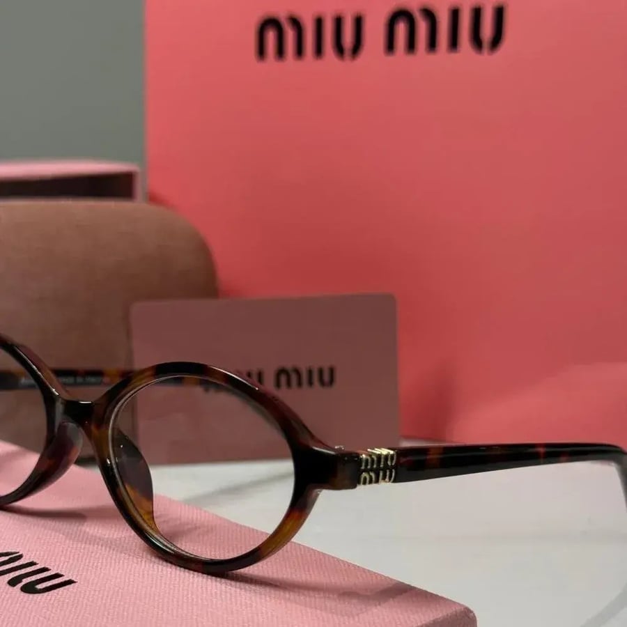 نظارة ميو ميو miu miu تايجر عدسه شفافه