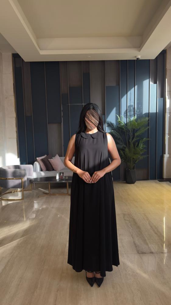 Satin abaya dress