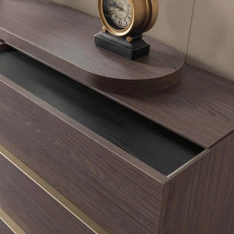 جناح النوم الرئيسي "يوكا" (Master Bedroom Set) – تصميم فندقي بكسوة البوكليه