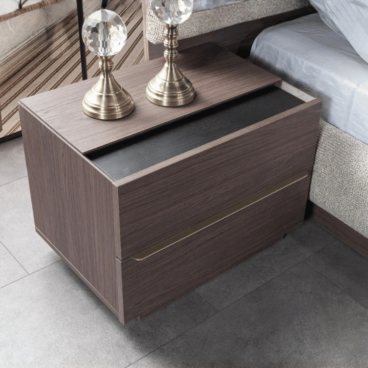 جناح النوم الرئيسي "يوكا" (Master Bedroom Set) – تصميم فندقي بكسوة البوكليه