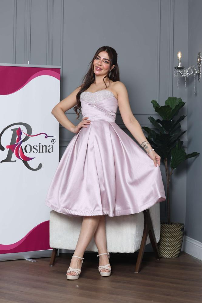 فستان سهره ميدي فرنسي