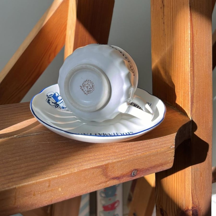 Chinese porcelain mug | Japanese made, vintage, Glory brand