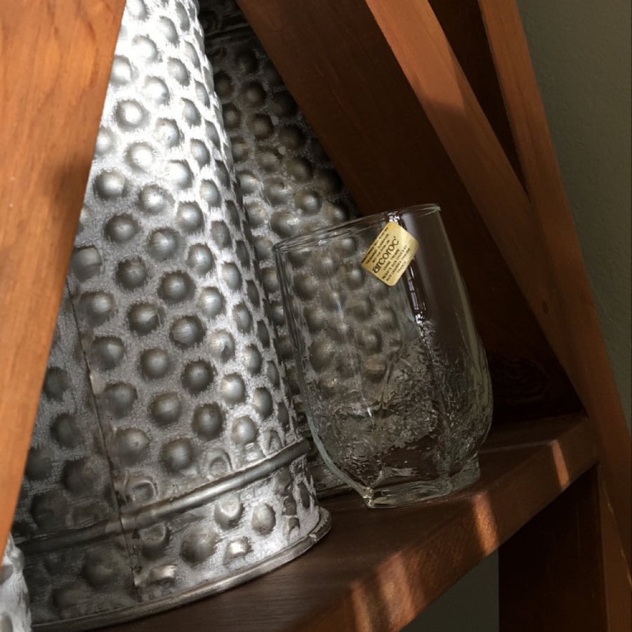 A set of 3 glasses made in France