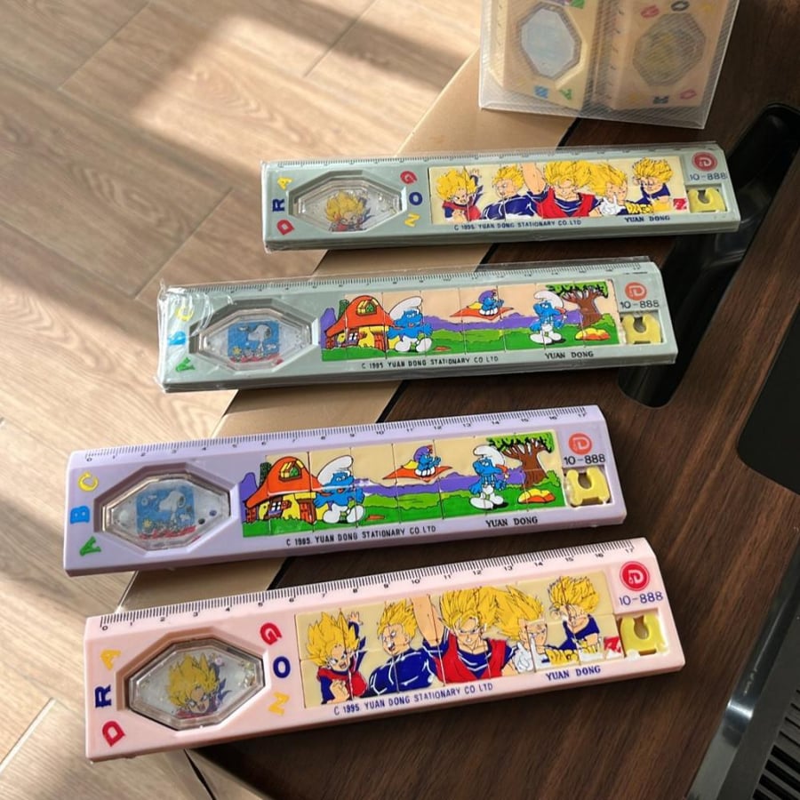 Vintage Rulers | Produced by Yuan Dong Stationary Co. Ltd., 1995 edition.
