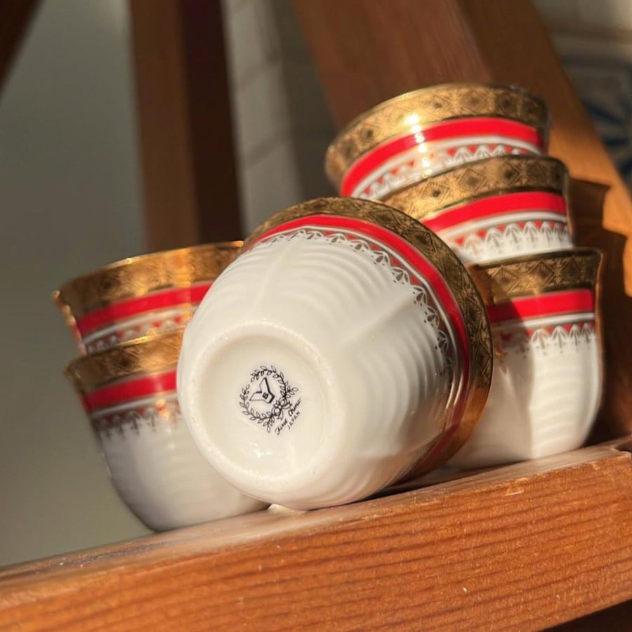 فناجيل بورسلين فنتج صناعة يابانية ماركة Yamasen