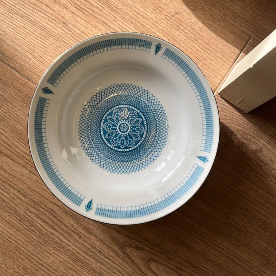 Set of 6 vintage china plates