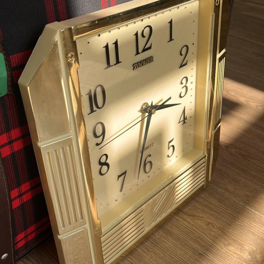 Vintage wall clock made in Taiwan