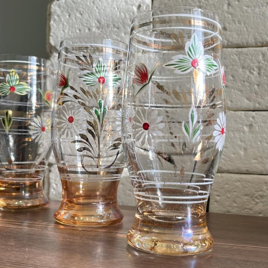 Vintage and rare glass | Hand-drawn