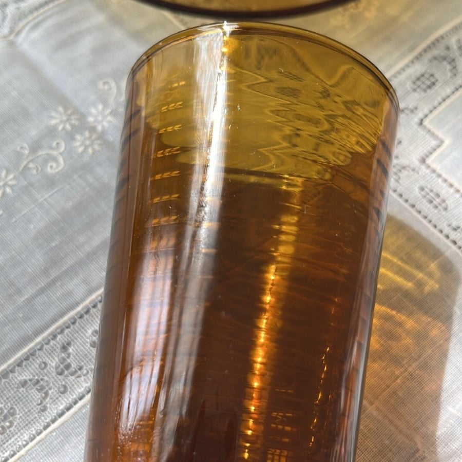 Half a dozen vintage glasses