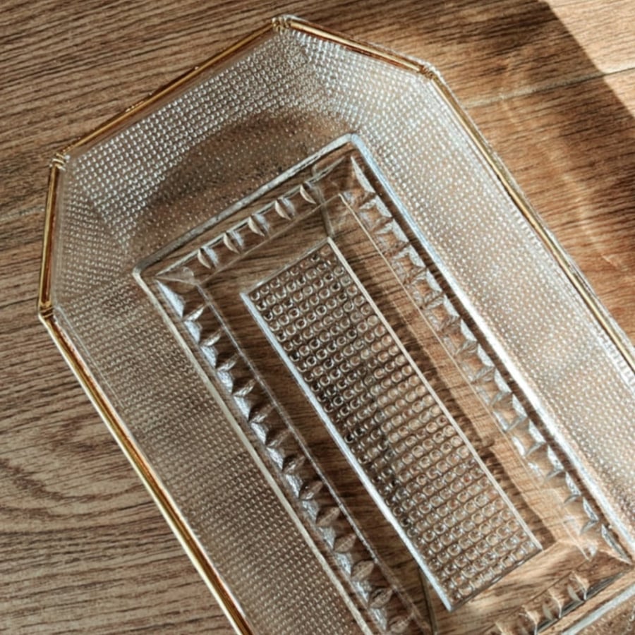 Vintage glass dish