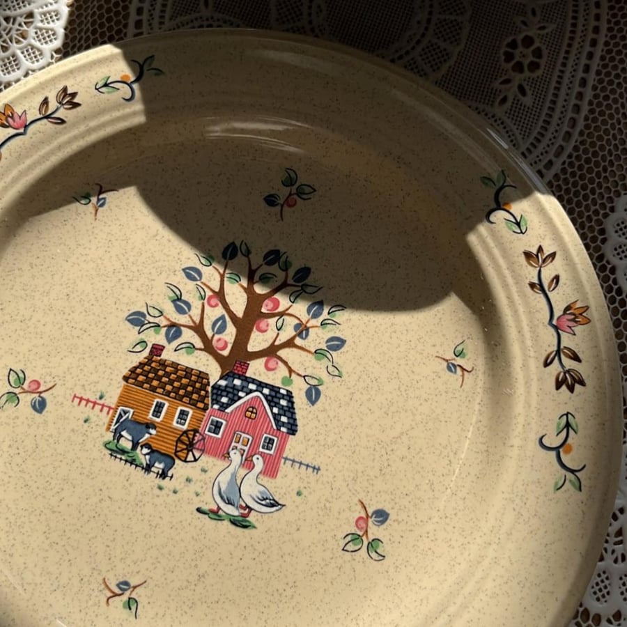 Set of 6 Japanese-made vintage and rare plates