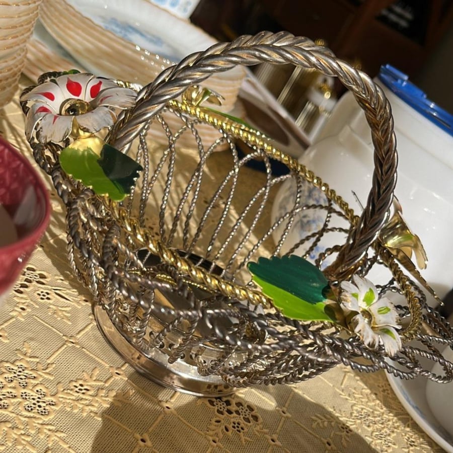 Vintage Basket | iron
