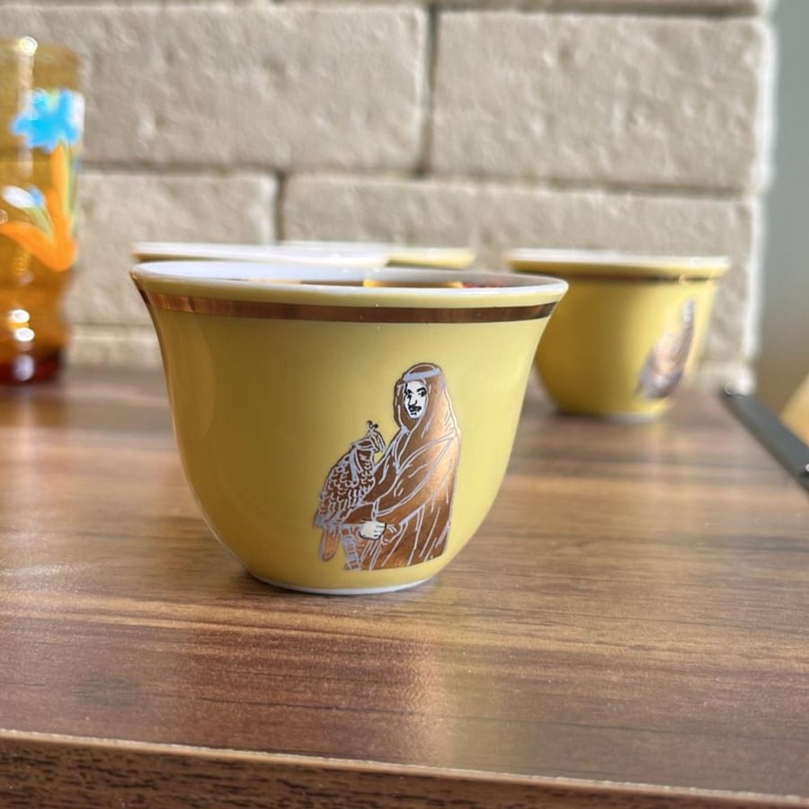Arabic coffee cup فنجال صناعة يابانية فنتج