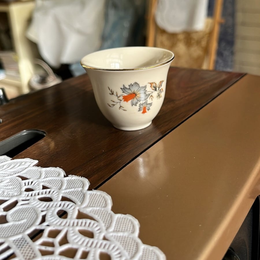 ‏Arabic coffee cups فنجال صيني عتيق