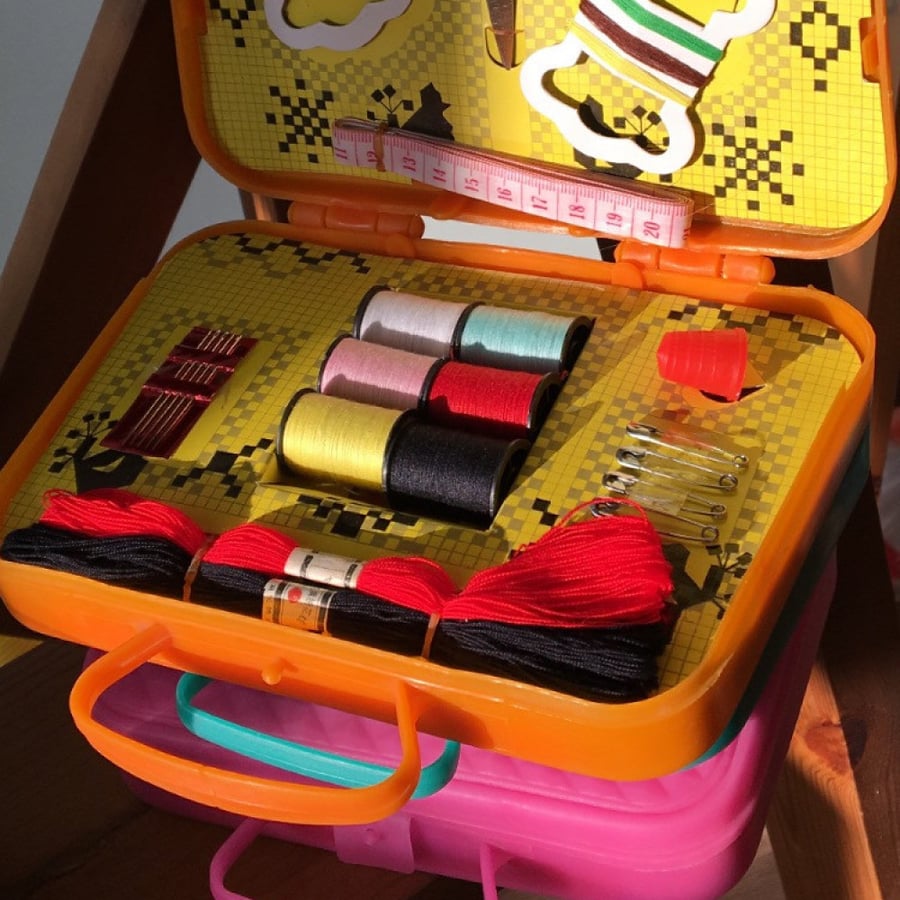 Vintage sewing bag