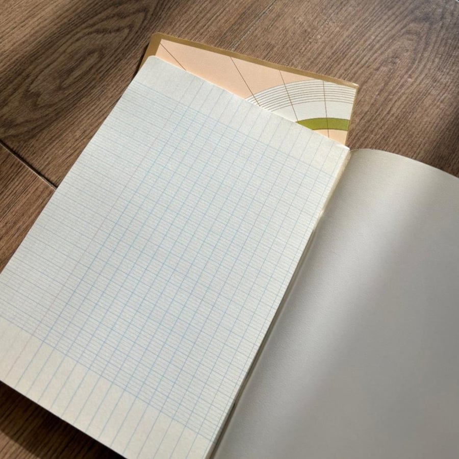 Vintage and rare square notebook
