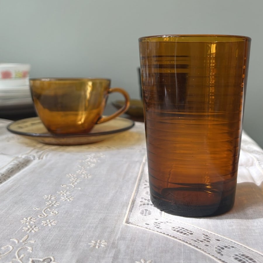 Half a dozen vintage glasses