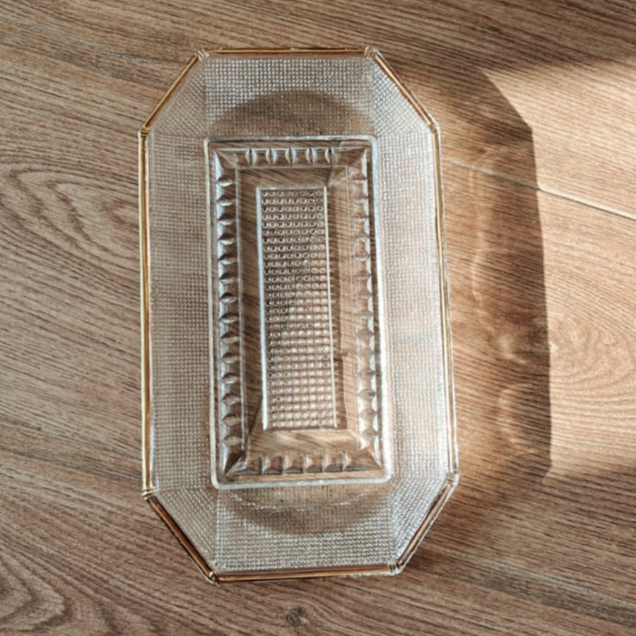 Vintage glass dish
