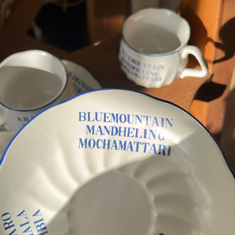 Chinese porcelain mug | Japanese made, vintage, Glory brand