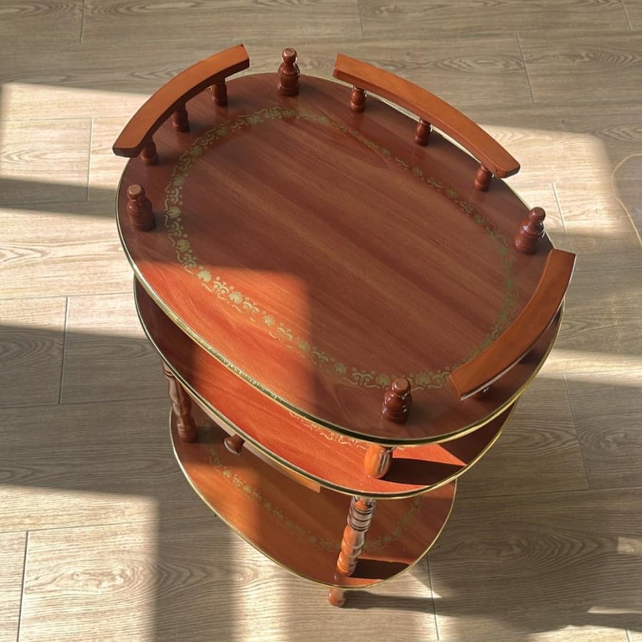 Vintage wooden side table