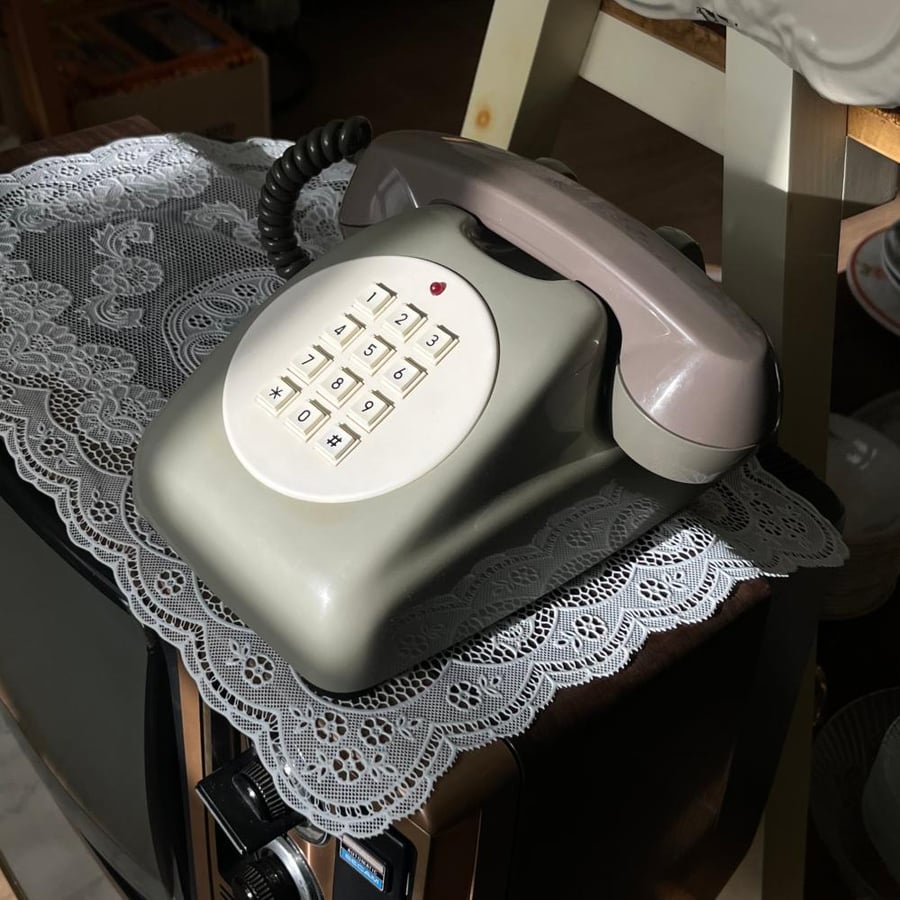 Vintage phone from the 1980s