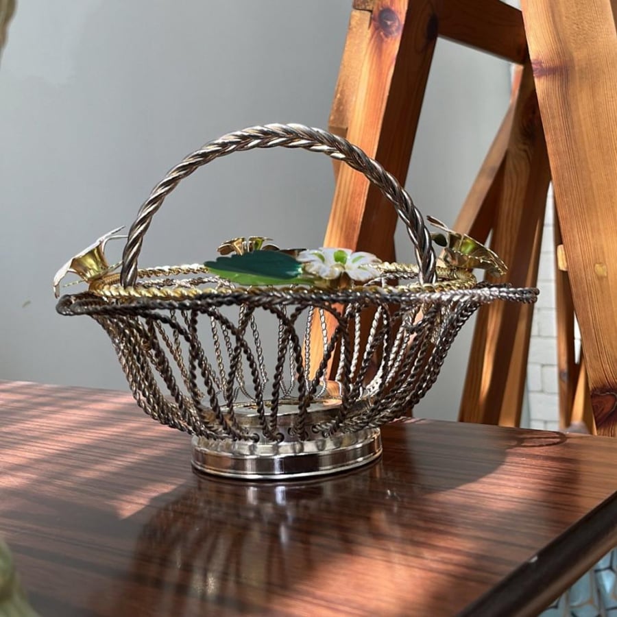 Vintage Basket | iron