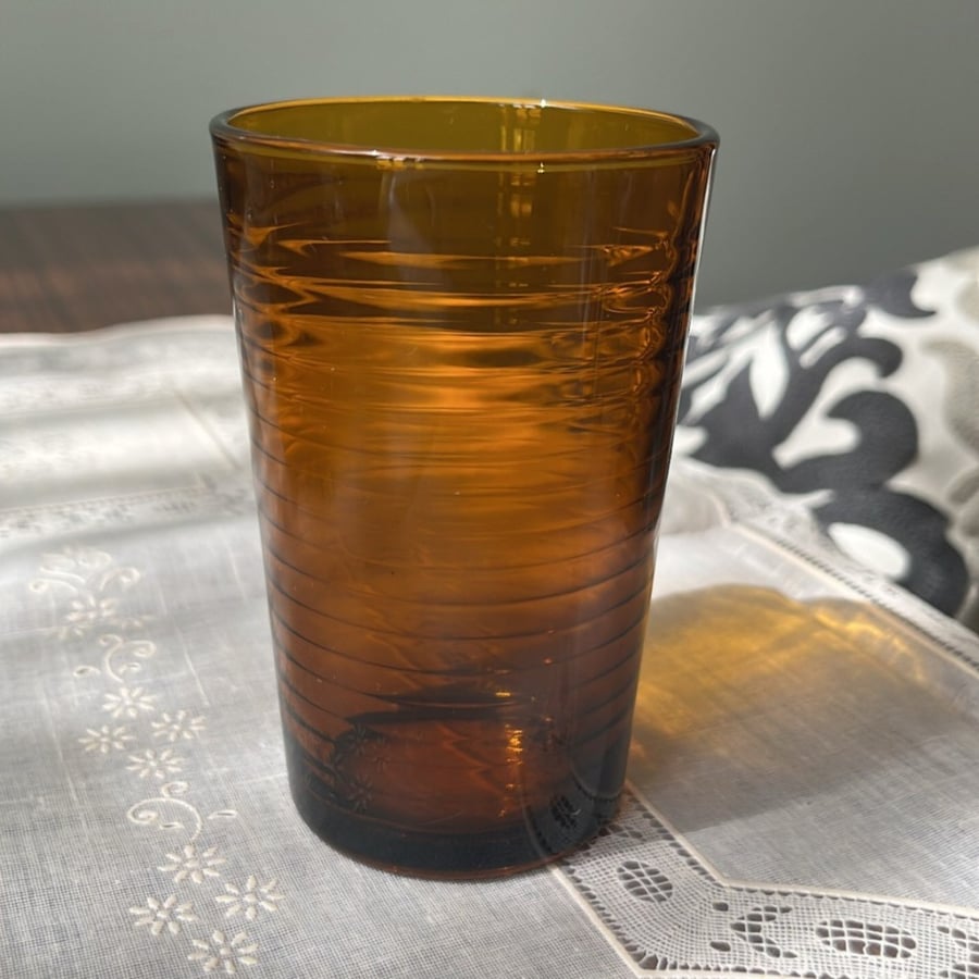 Half a dozen vintage glasses
