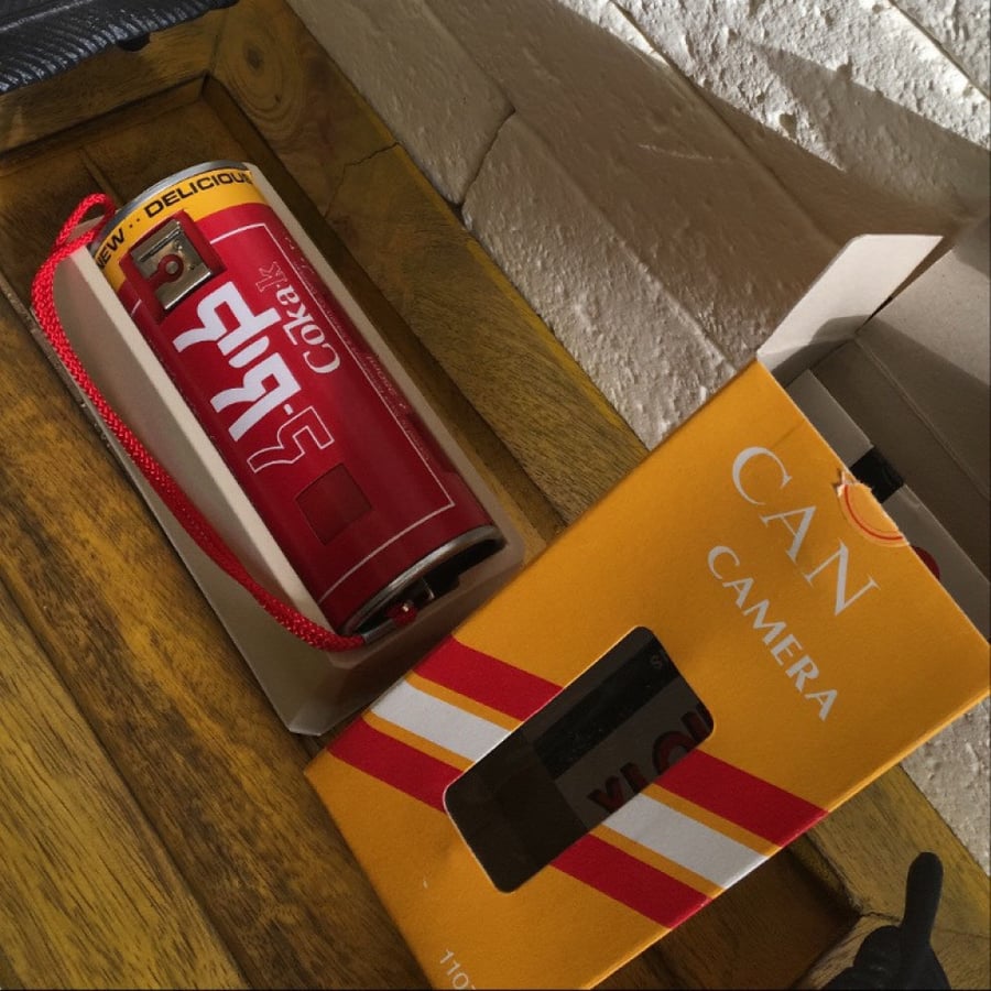 A vintage camera courtesy of Kaaki Cola