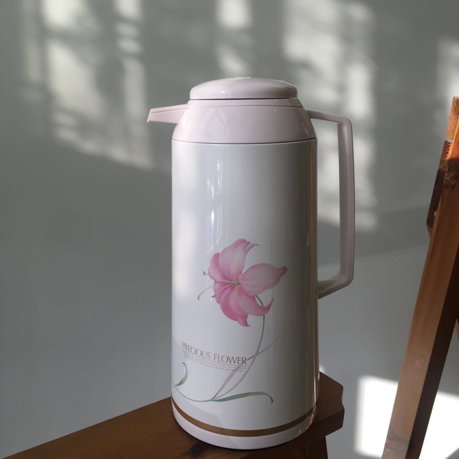 Vintage and rare thermos made in Japan, Peacock brand