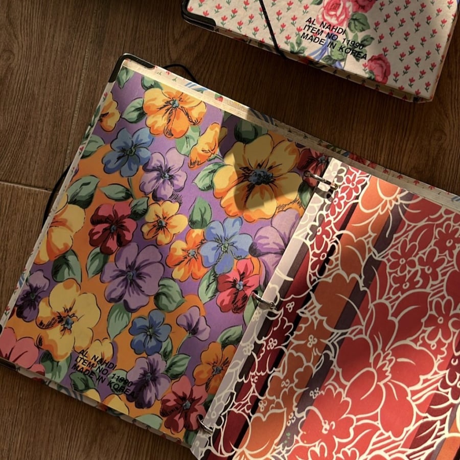 A file containing divided notebooks