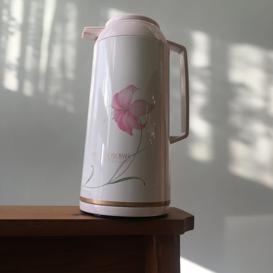 Vintage and rare thermos made in Japan, Peacock brand