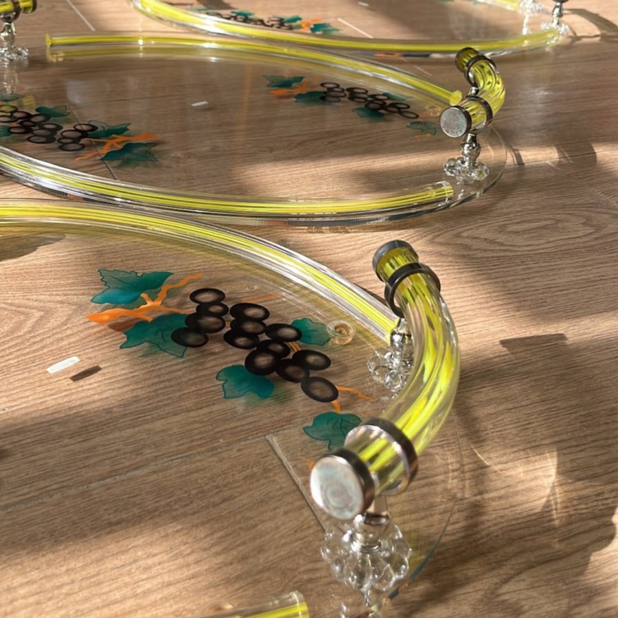 Acrylic Trays Set, Vintage Edition