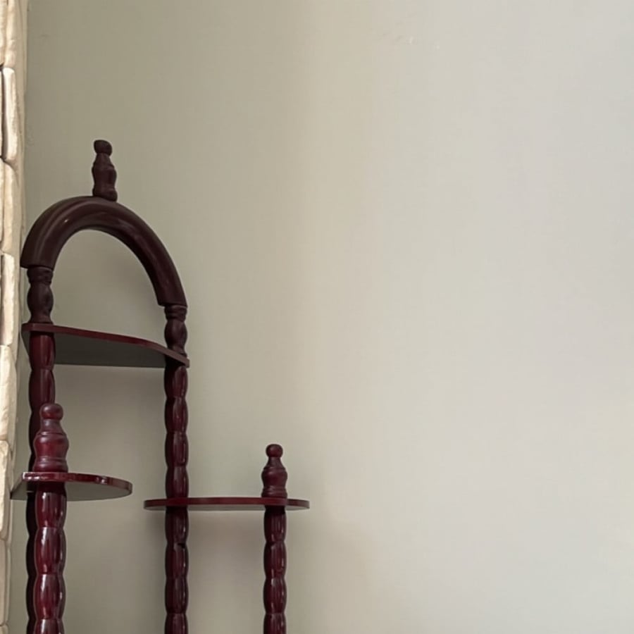 Vintage corner shelves