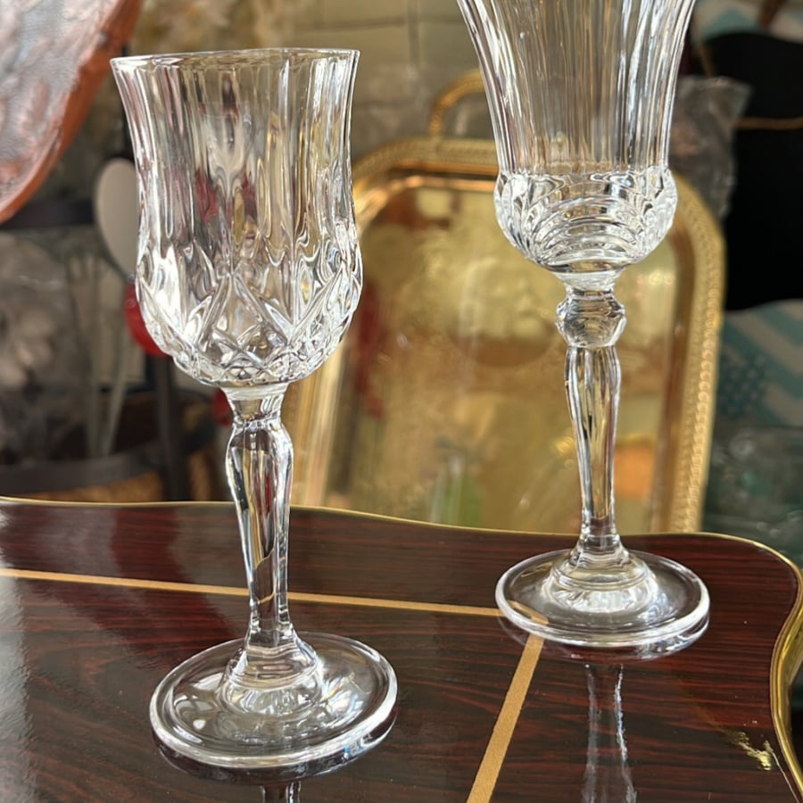 Crystal glasses made in Italy