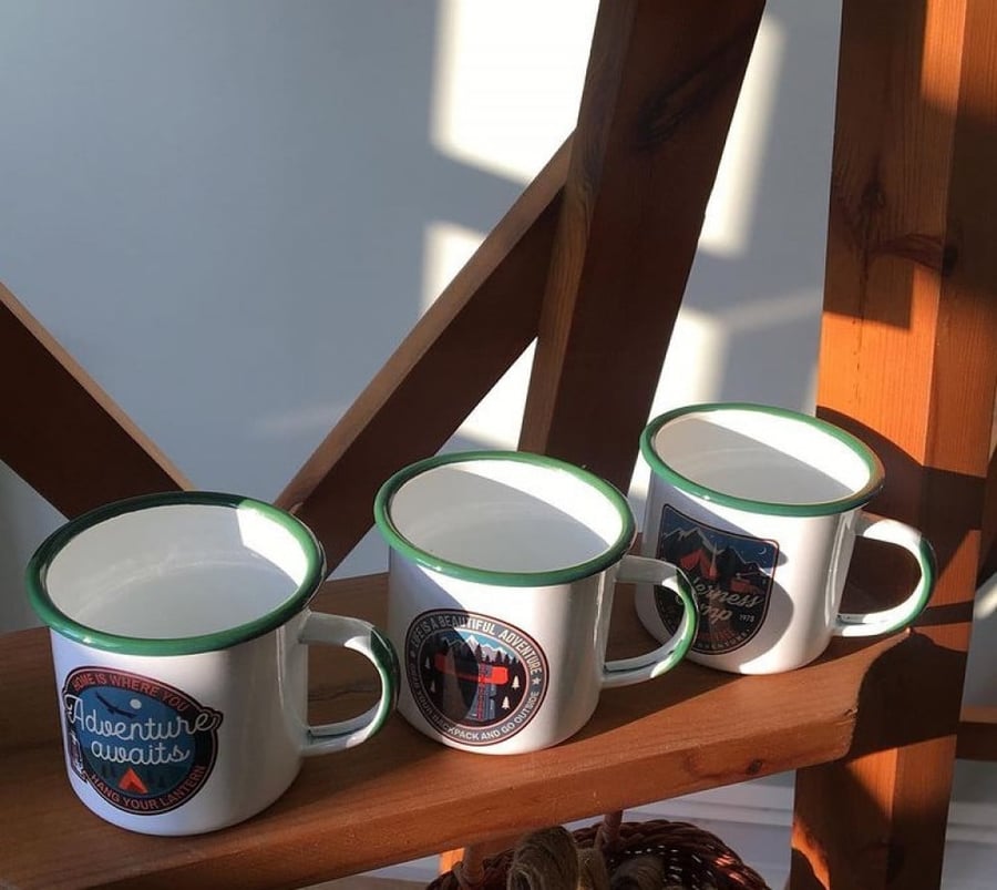 Exclusive printed metal mug