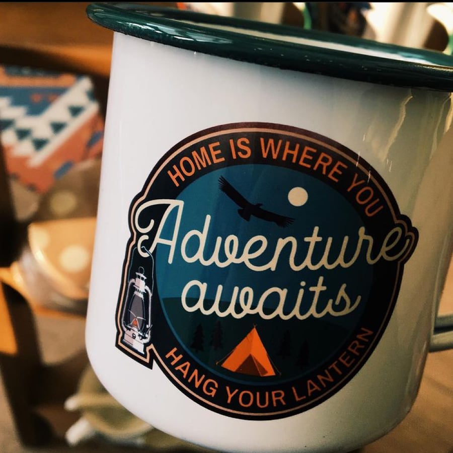 Exclusive printed metal mug